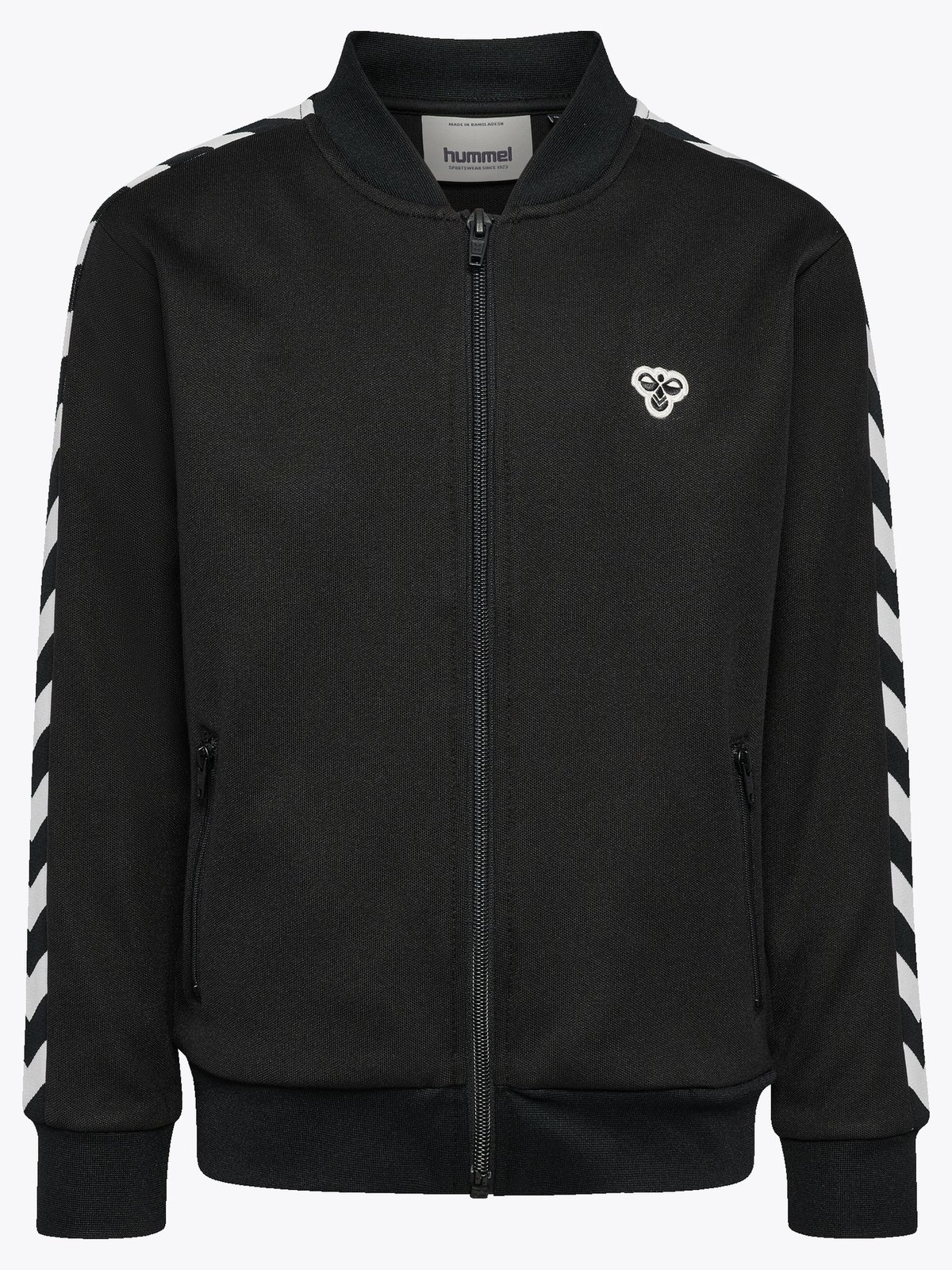 Hummel Junior Archive Reg Poly Zip Jacket Black