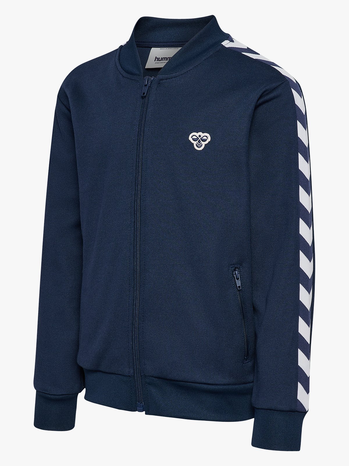 Hummel Junior Archive Reg Poly Zip Jacket Dress Blues