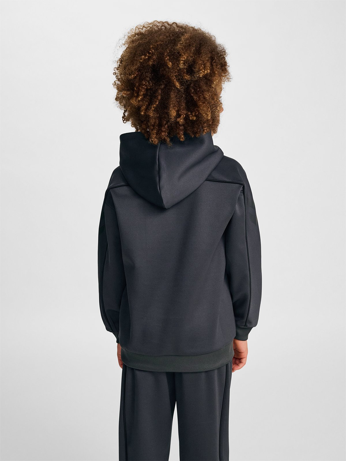 Hummel Junior Interlock Hoodie Ebony