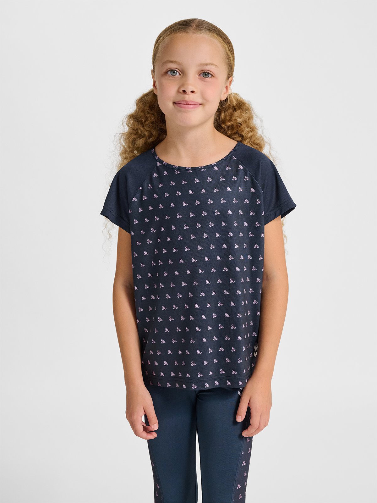 Hummel Junior mix t-shirt Black Iris