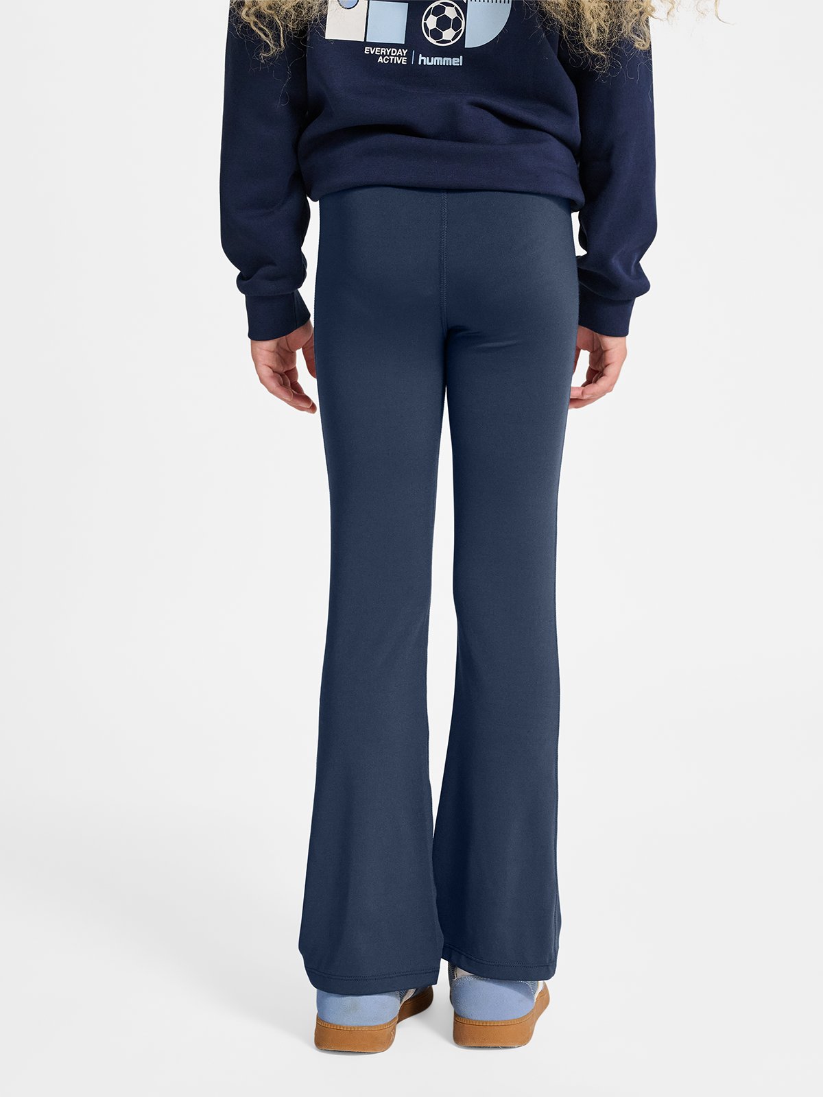 Hummel Jr High Waist Flared Tights Blackiris