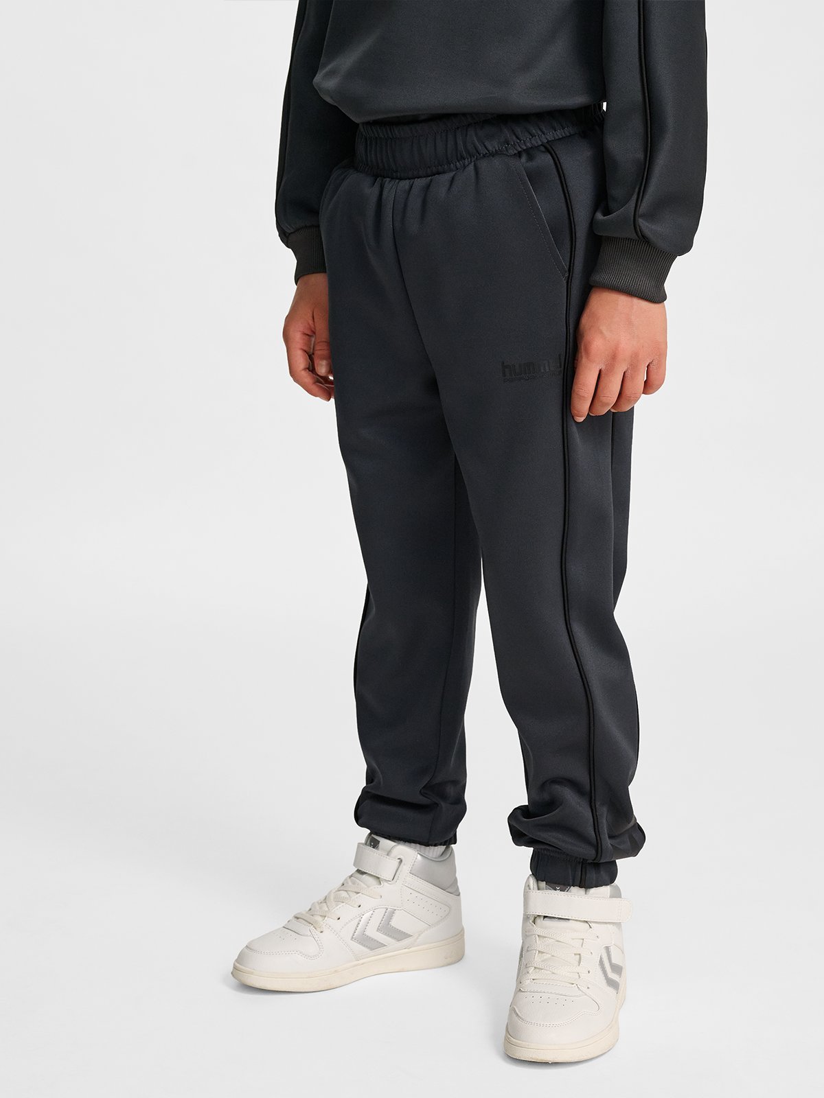 Hummel Jr Interlock Adjust Pants Ebony