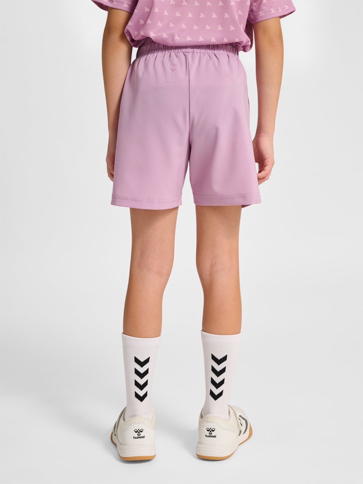 Hummel Junior Pulse Workout Shorts Lavender Mist
