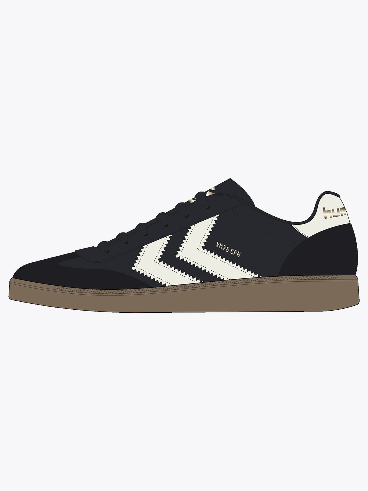 Hummel VM78 CPH LS Black / White