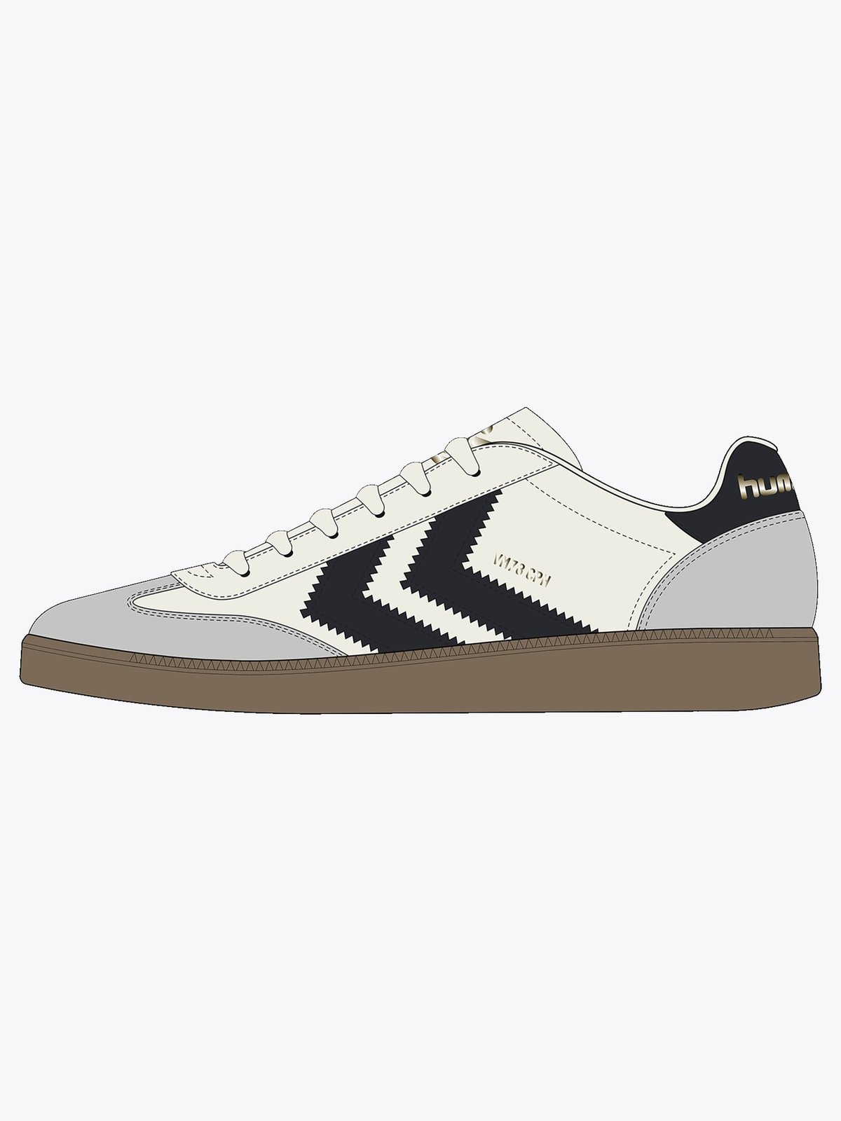 Hummel VM78 CPH LS White / Black
