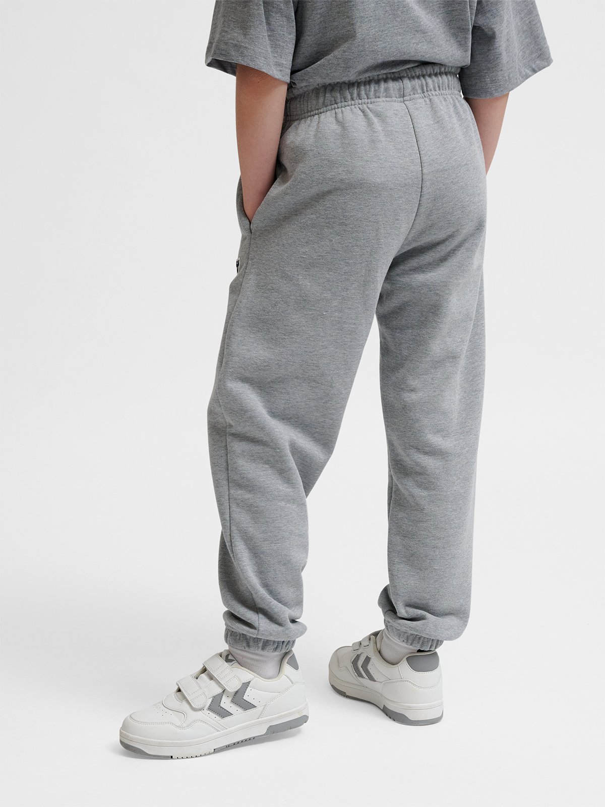 Hummel Junior Loose Sweatpants Bee Grey Melange