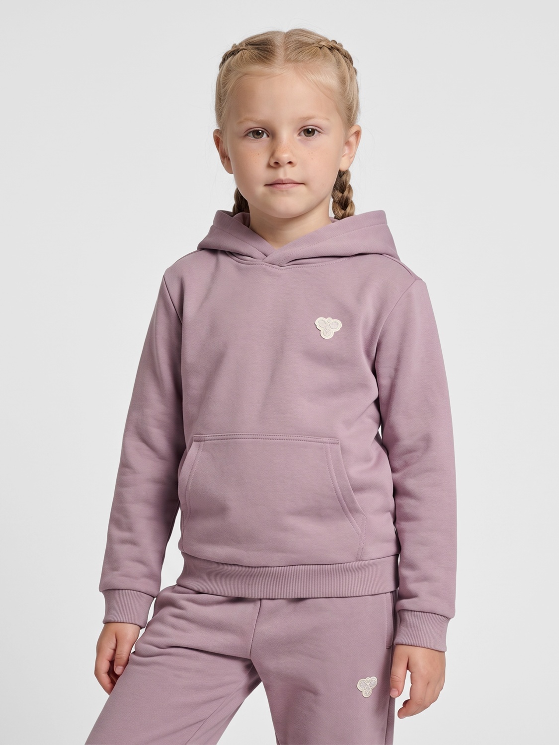 Hummel Junior Loose Hoodie Bee Sea fog