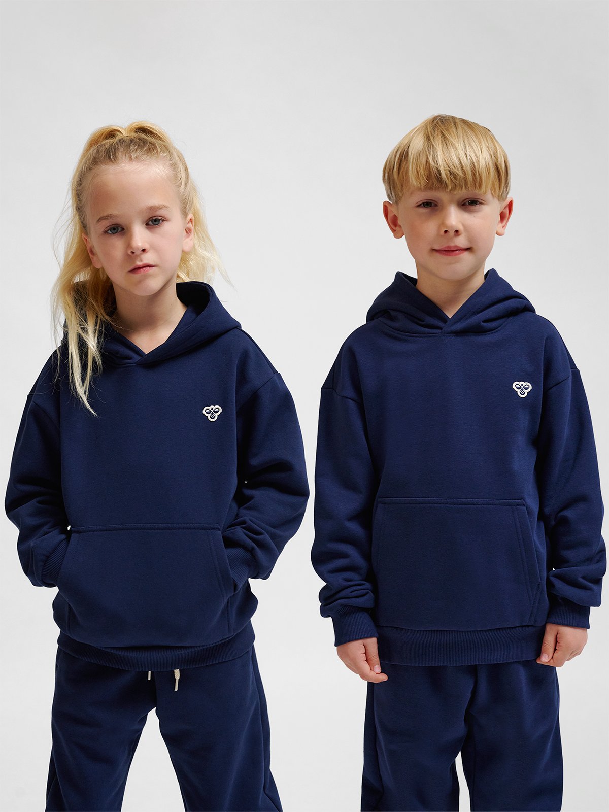 Hummel Junior Loose Hoodie Bee Dress Blues