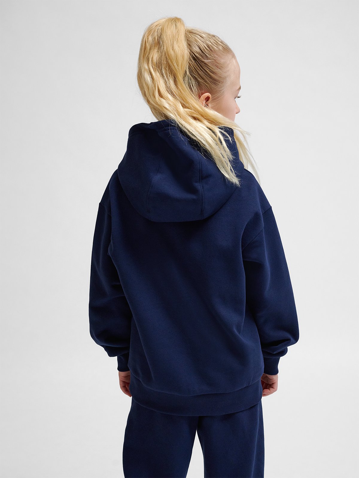 Hummel Junior Loose Hoodie Bee Dress Blues
