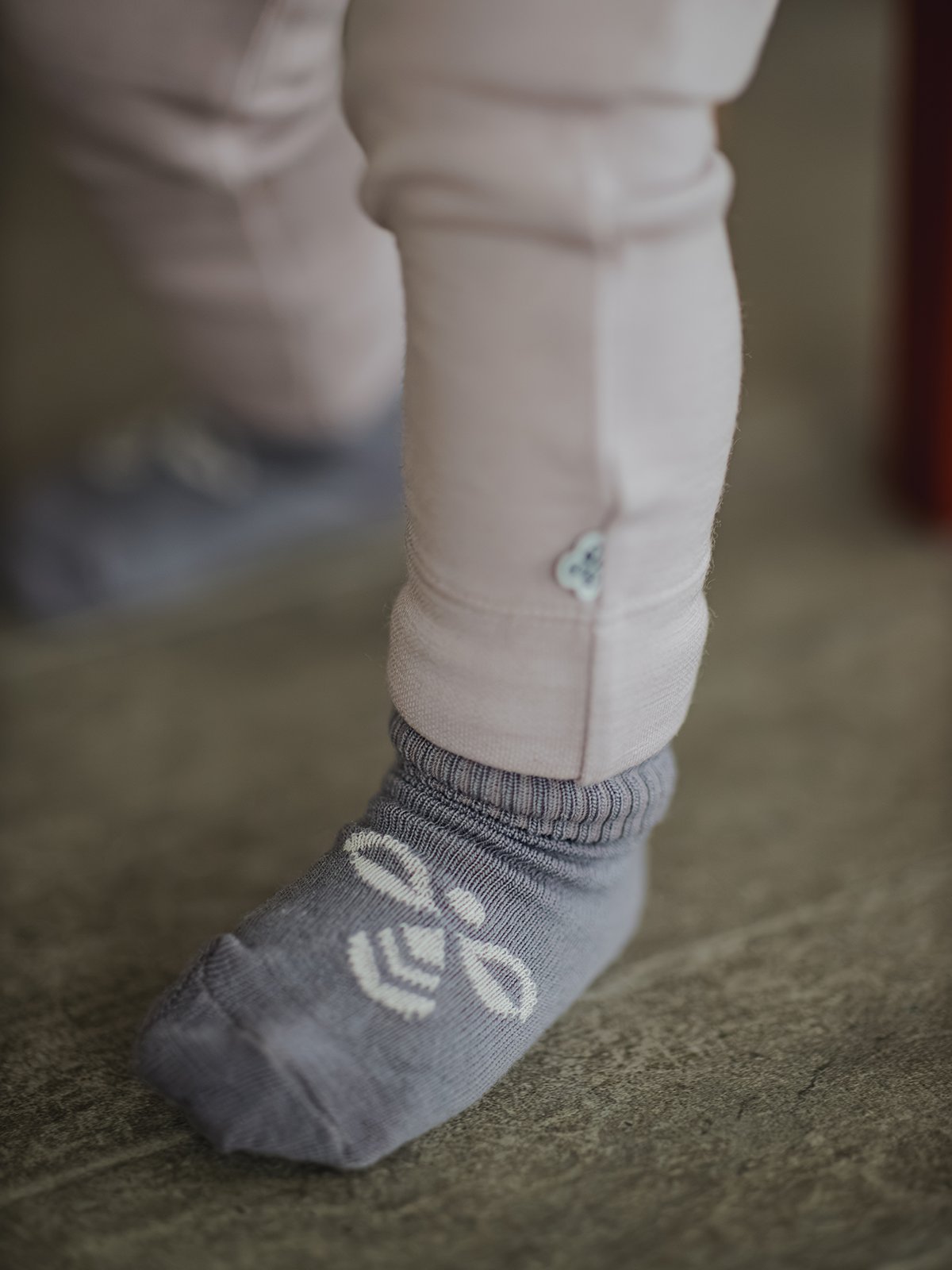 Hummel Mini Wool 2-Pack Socks Gray ridge/cloud gray