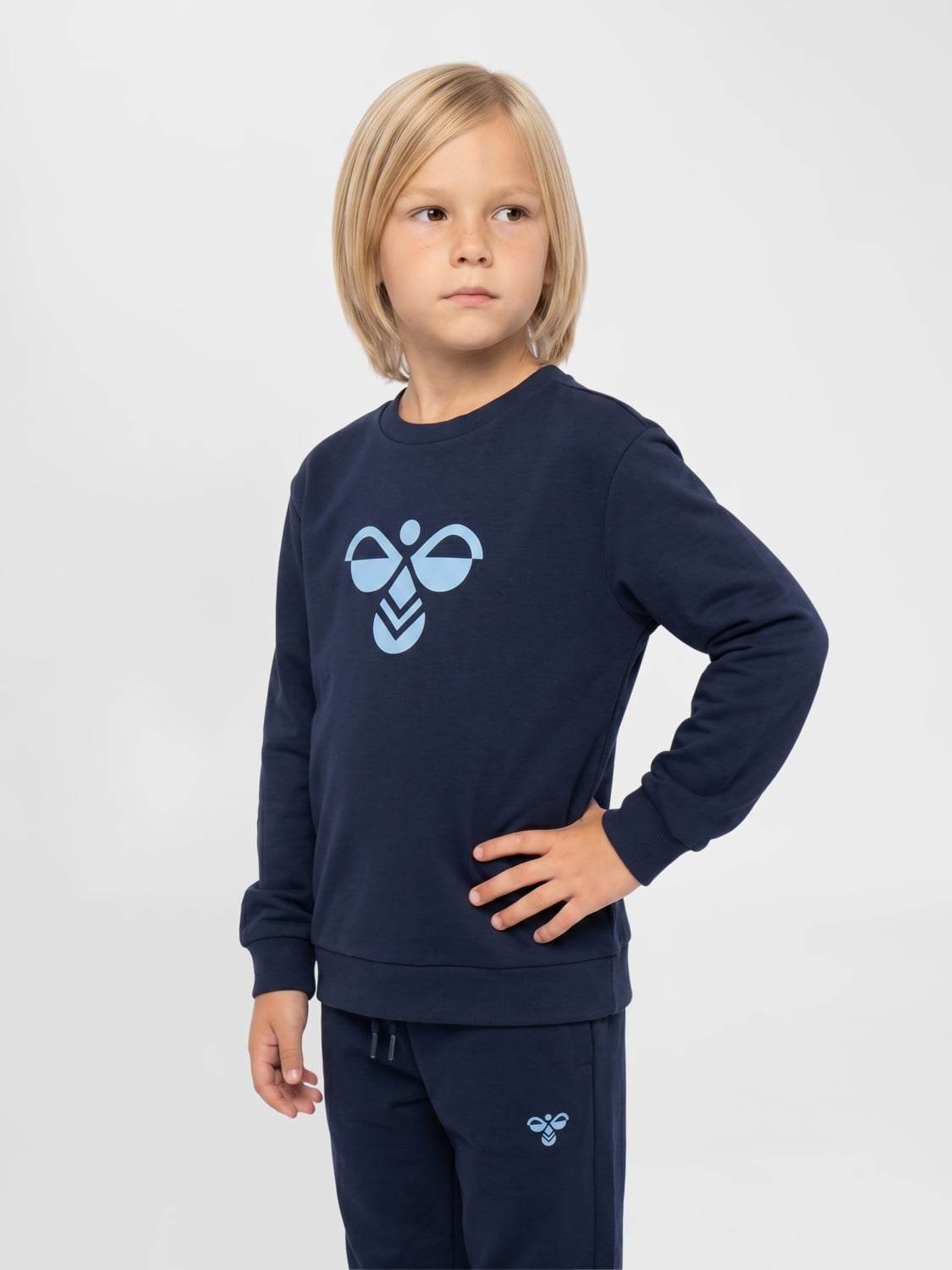 Hummel Junior Regular Tukas Sweatshirt Dress Blues / Flint Stone
