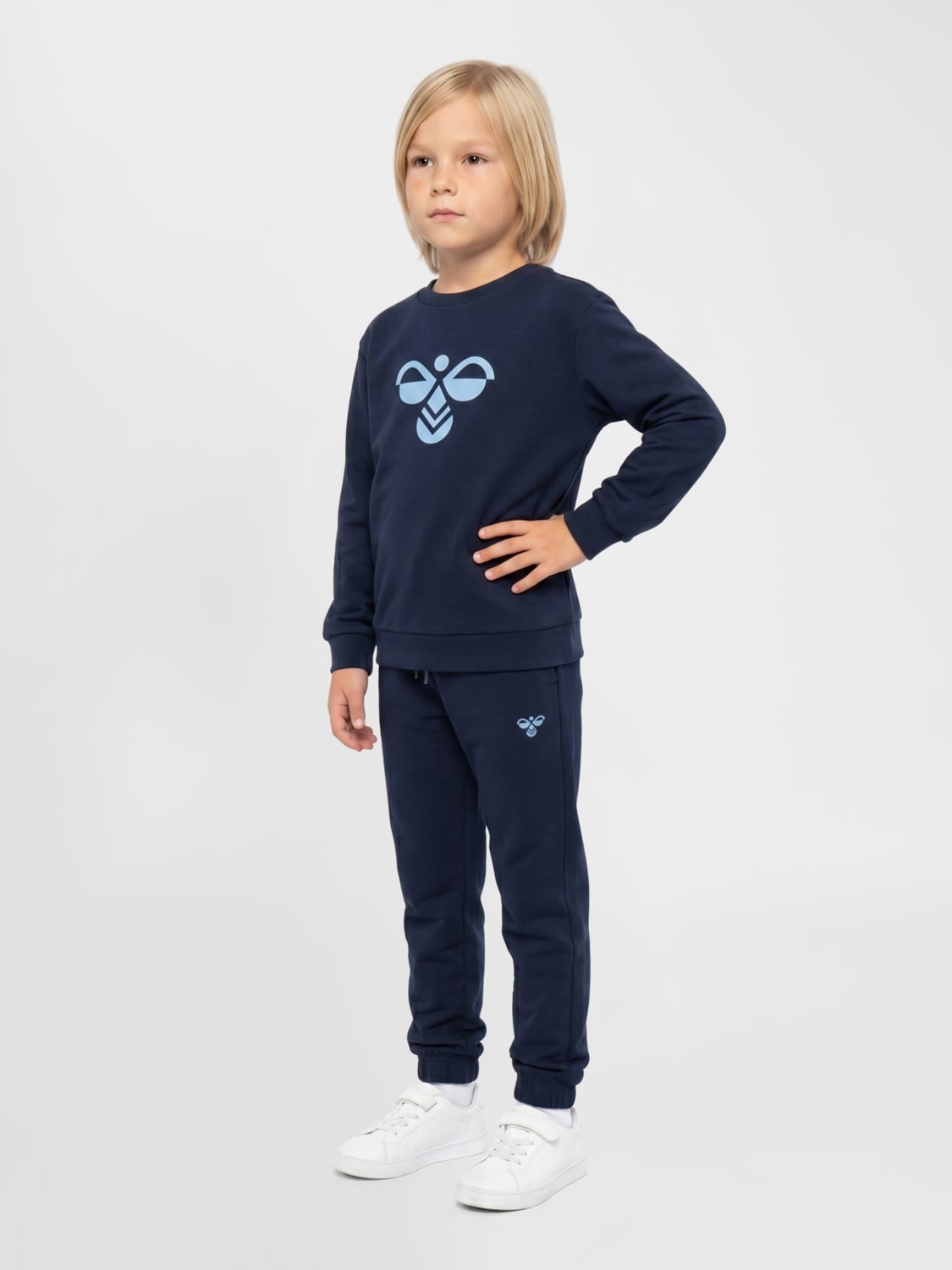 Hummel Junior Regular Tukas Sweatshirt Dress Blues / Flint Stone