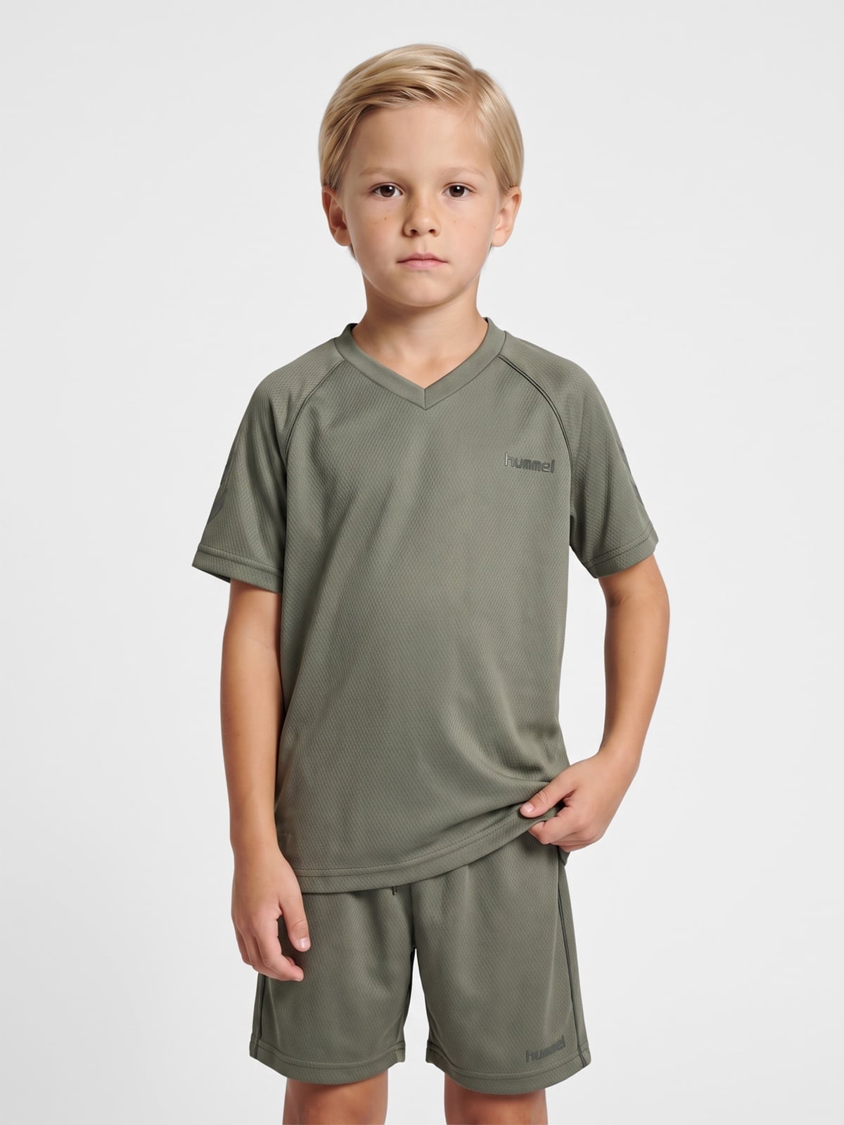 Hummel Junior Regular Active T-Shirt Short Sleeve Castor Gray