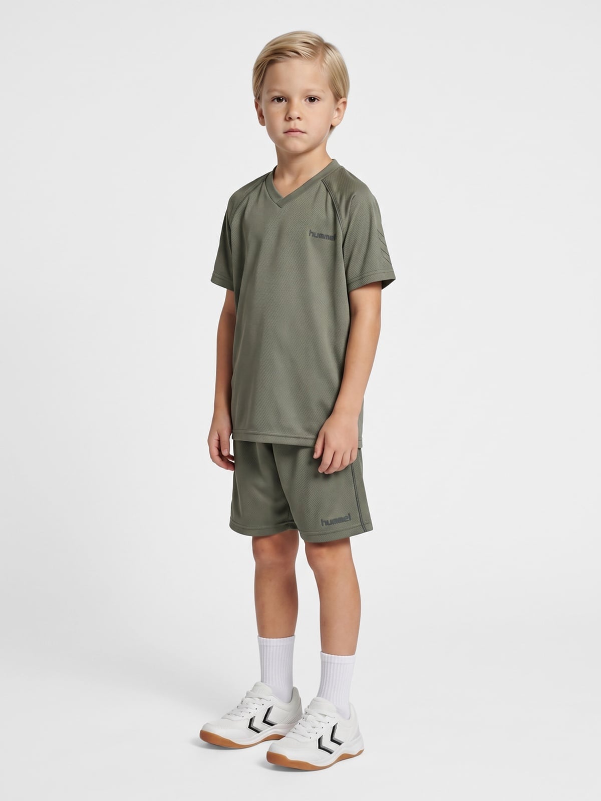 Hummel Junior Regular Active T-Shirt Short Sleeve Castor Gray