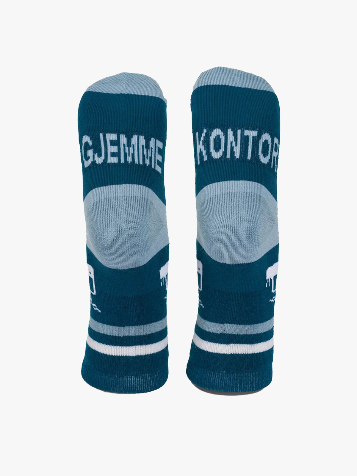 Hygge Merinoull Sokk - Gjemmekontor Blå og lyseblå