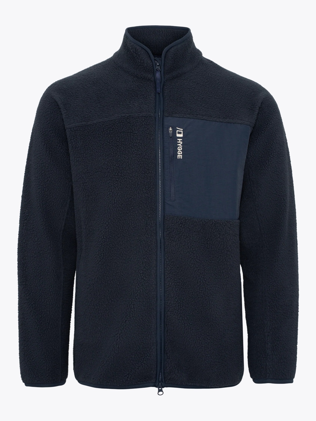Hygge Men's Pile Fleece Jacket Navy