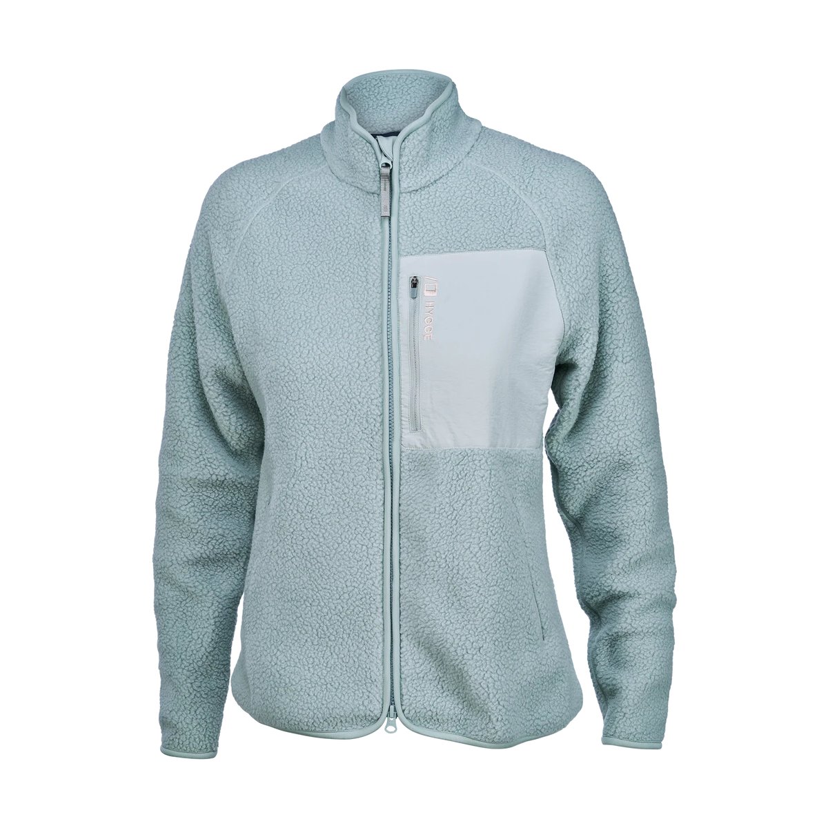 Hygge Women's Pile Fleece Jacket Light Green