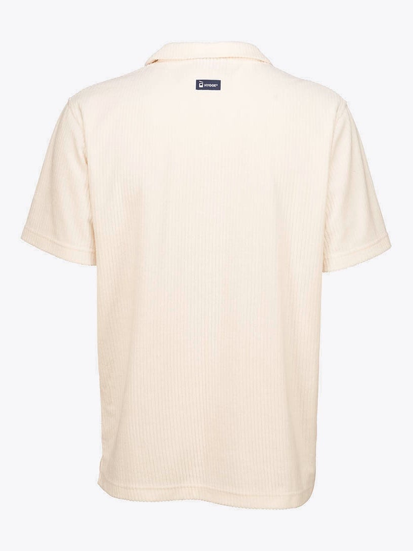 Hygge Men's Terry Striped Shirt Offwhite