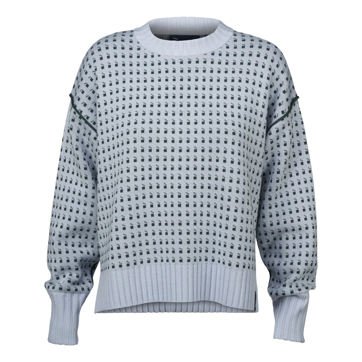 Hygge Women's Heritage Merino Pullover Misty Blue