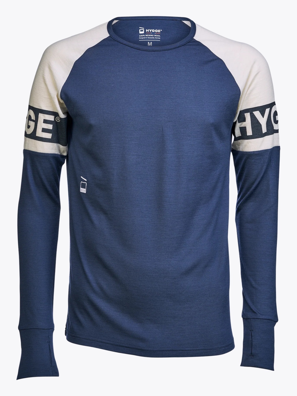 Hygge Men's Hyggewool 180 Crew Neck Navy