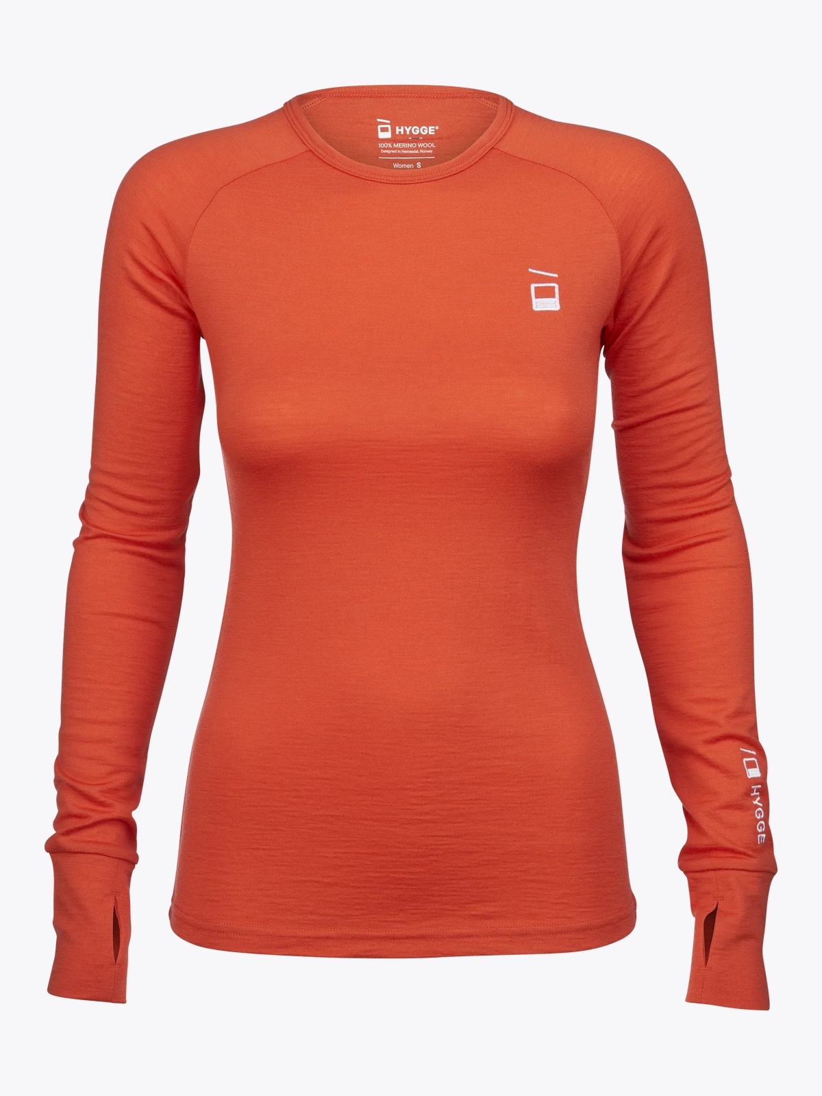 Hygge Women's Hyggewool 180 Crew Neck Bonfire