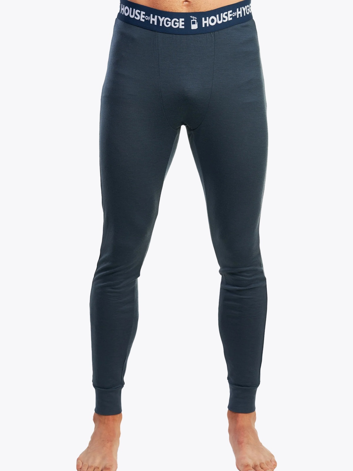 Hygge Men's Hyggewool 180 Longs Navy