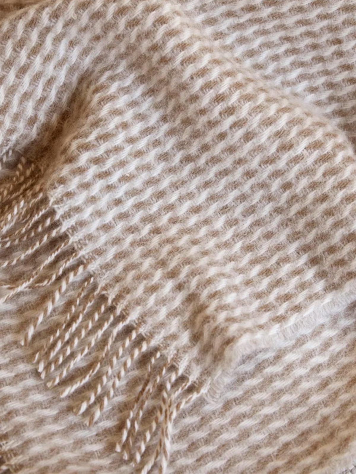 Høie Teide Pledd 120x180 cm Lys Karamell