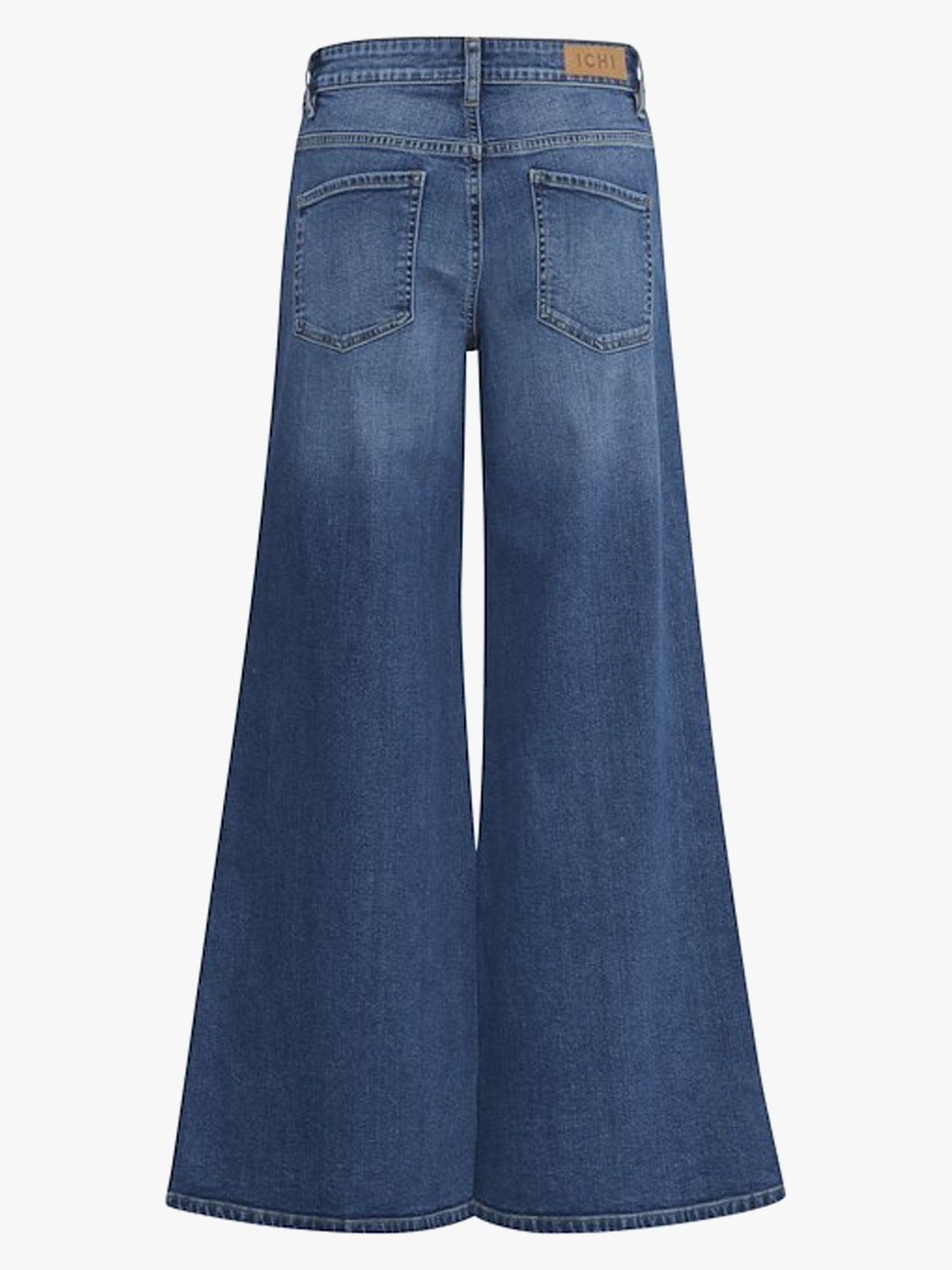 Ichi Twiggy Wide Medium Blue Denim