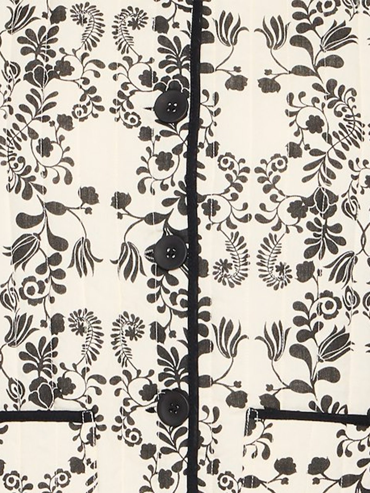 Ichi Gizaro Jacket Almond Milk Flower