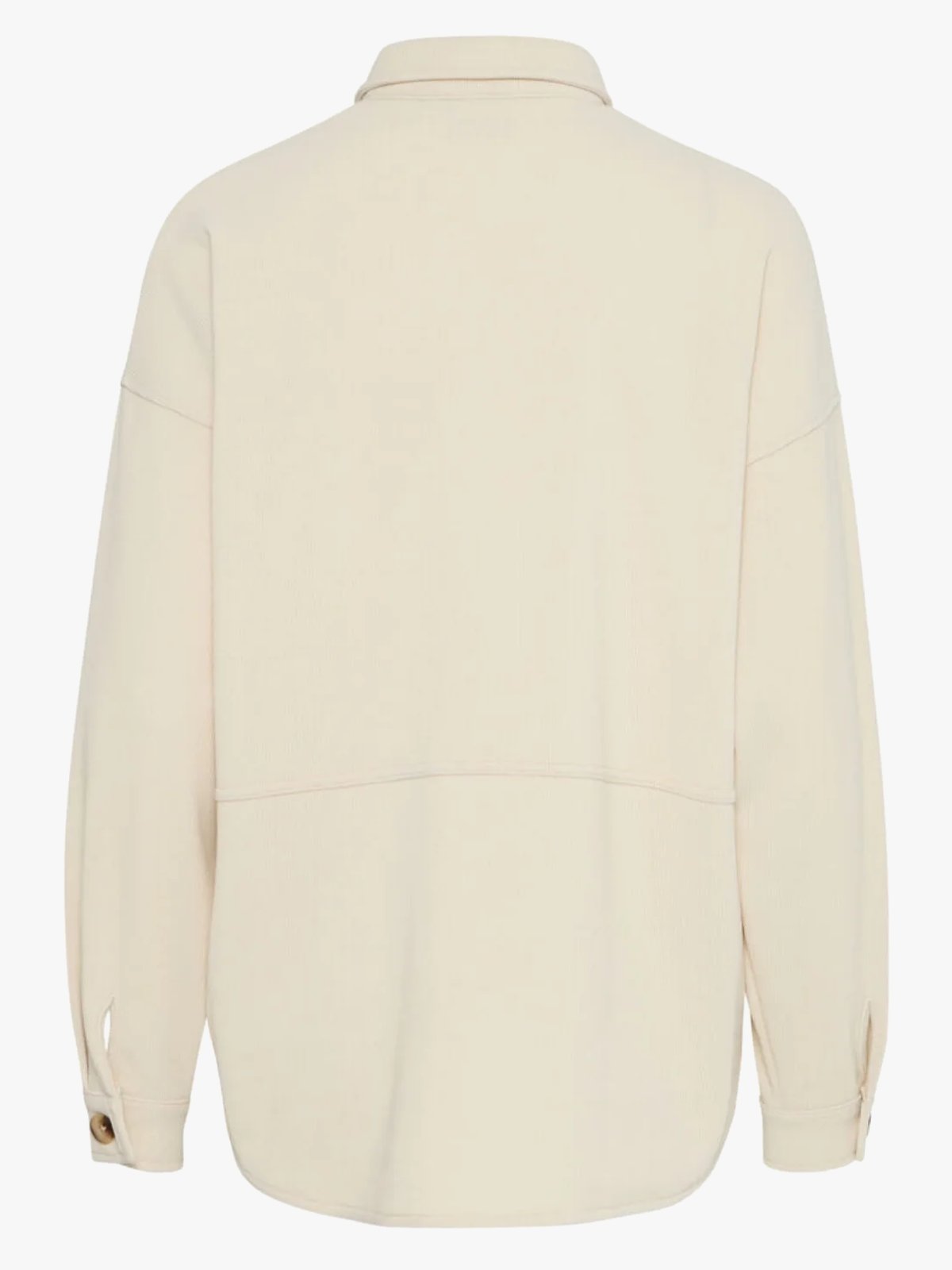 Ichi Kate Corduroy Shirt Almond Milk