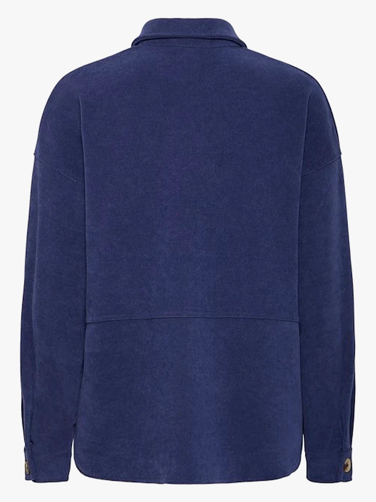 Ichi Kate Corduroy Shirt Medieval Blue