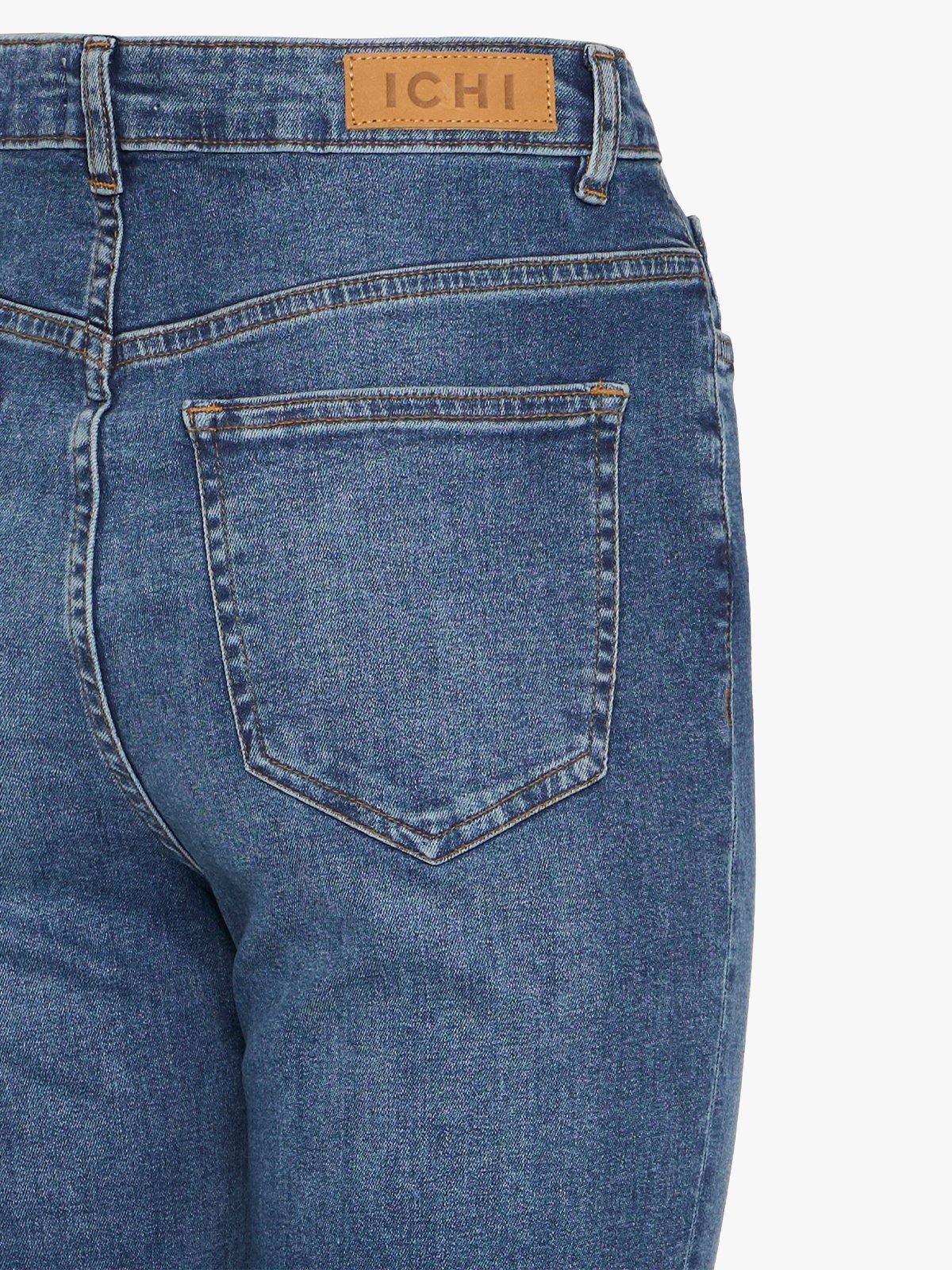 Ichi Twiggy Slim High Waist Medium Blue