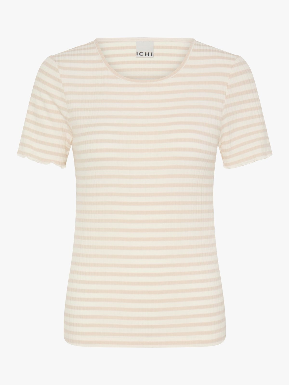 Ichi Cella Short Sleeve Cloud Dancer / Oatmeal