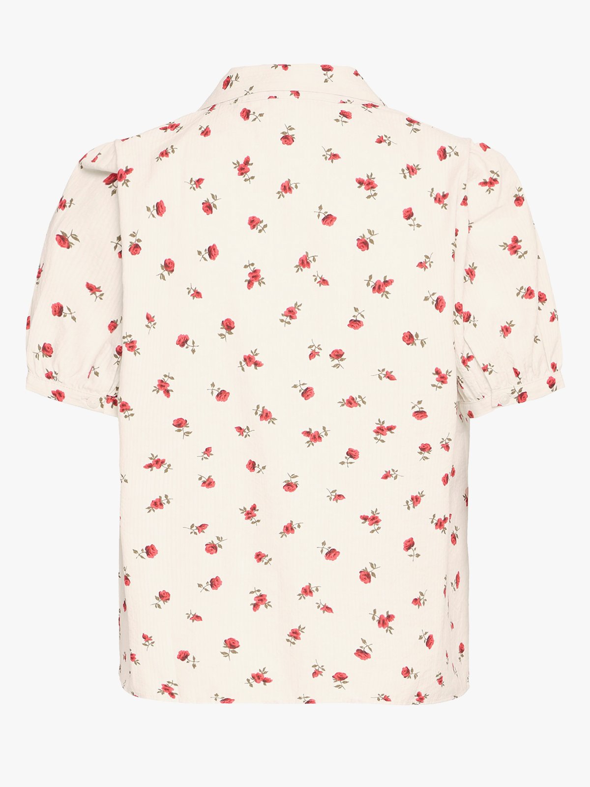 Ichi Rosey Shirt Geranium Flower All Over Print
