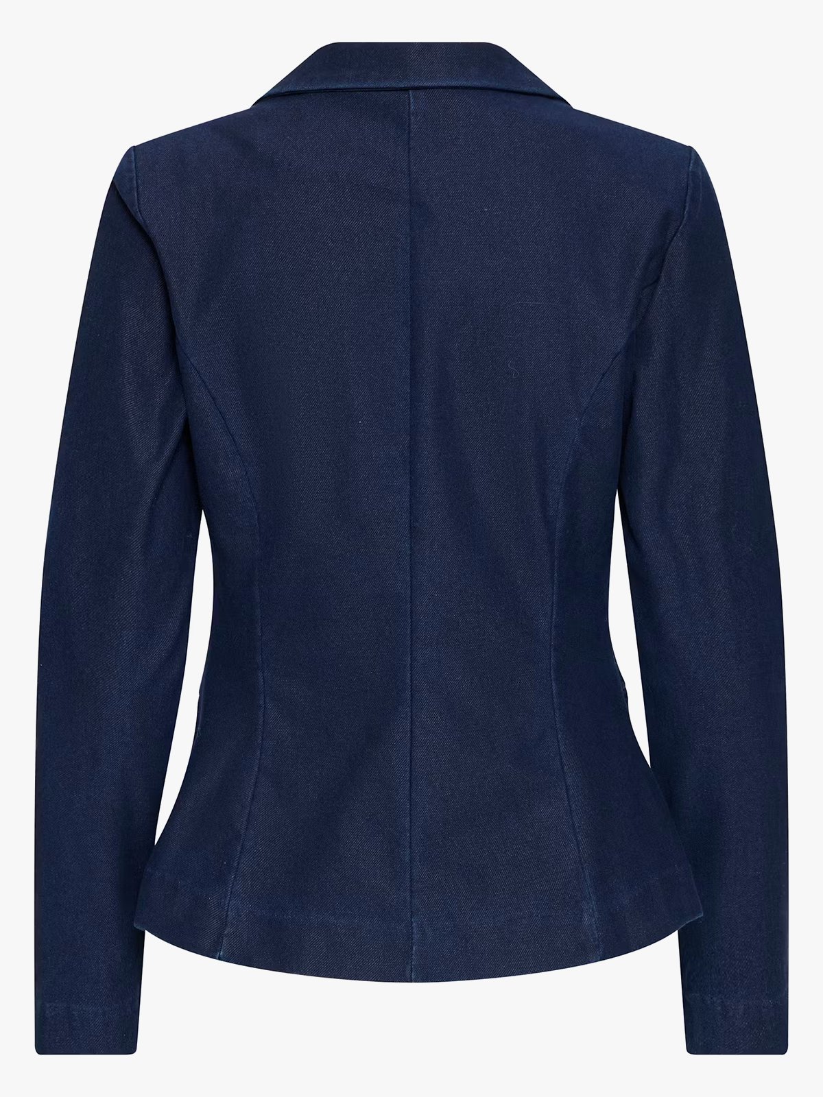 Ichi Kate Denim Blazer Dark Blue