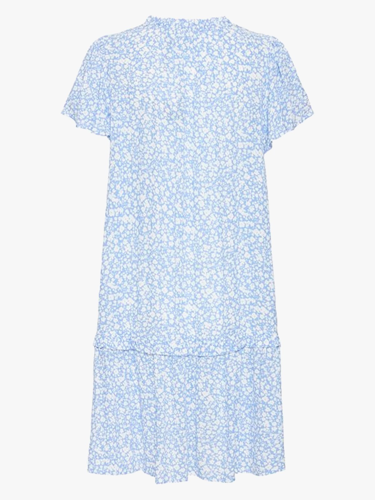 Ichi Marrakech Aop Dress 18 Della Robbia Blue Flower Aop