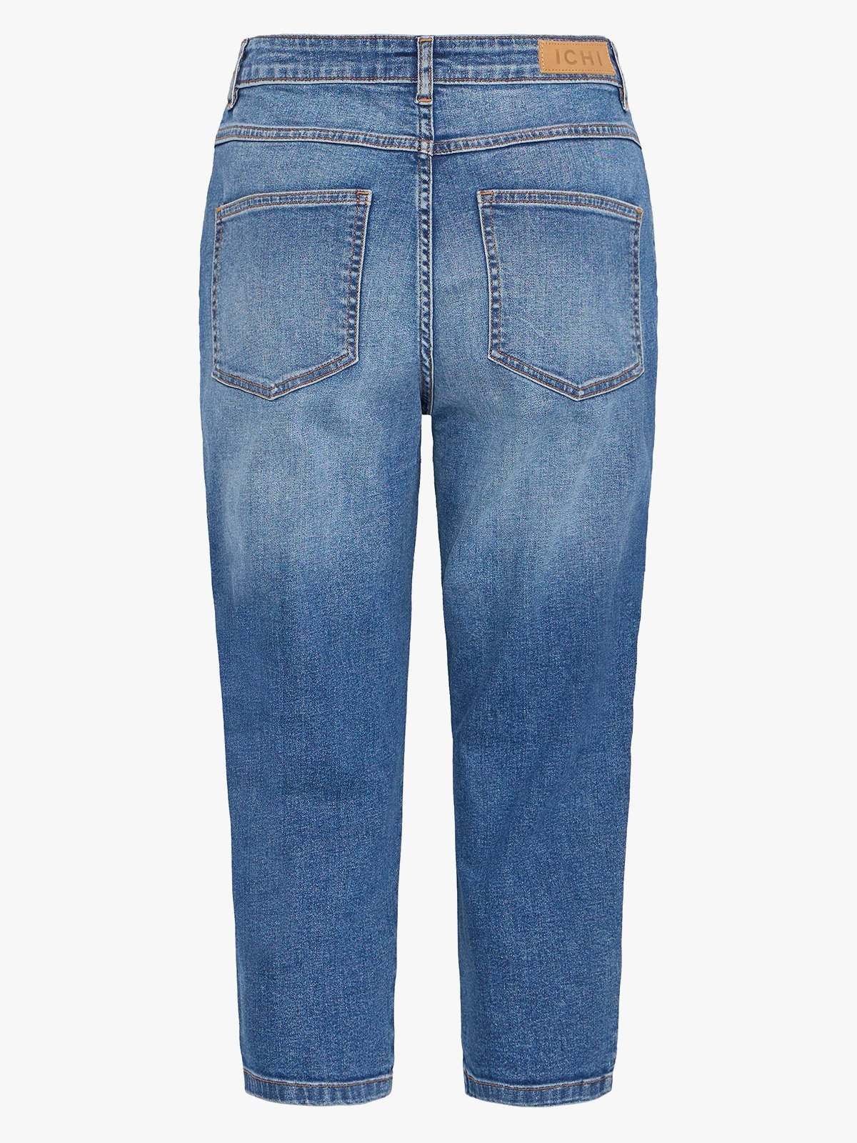 Ichi Twiggy Short Washed Medium Blue