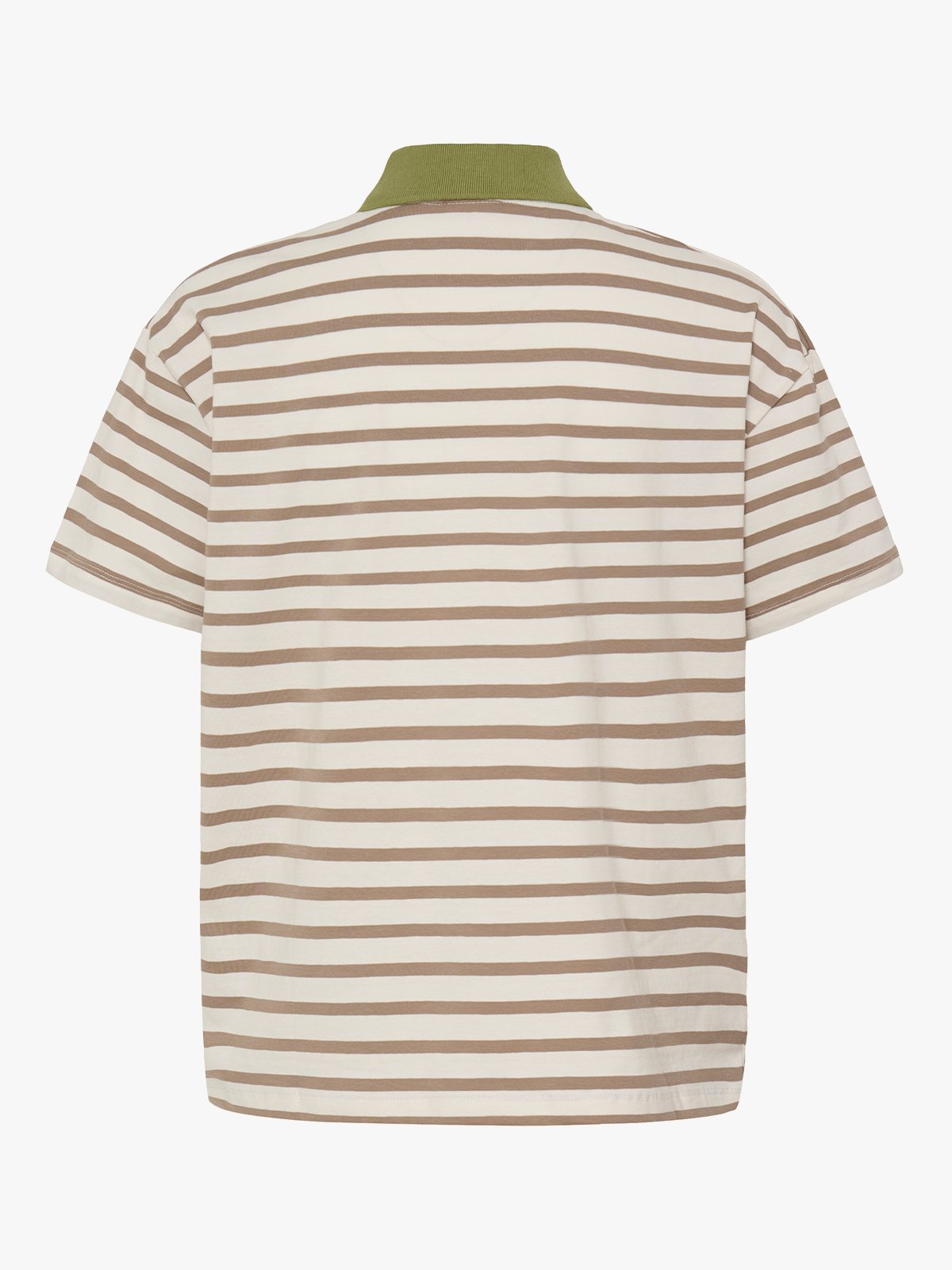 Ichi Mira Polo Short Sleeve Sepia Tint / Cloud Dancer