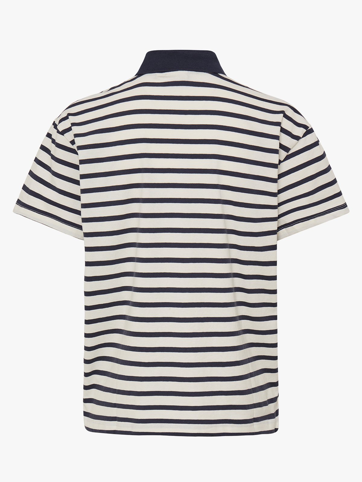 Ichi Mira Polo Short Sleeve Total Eclipse / Cloud Dancer