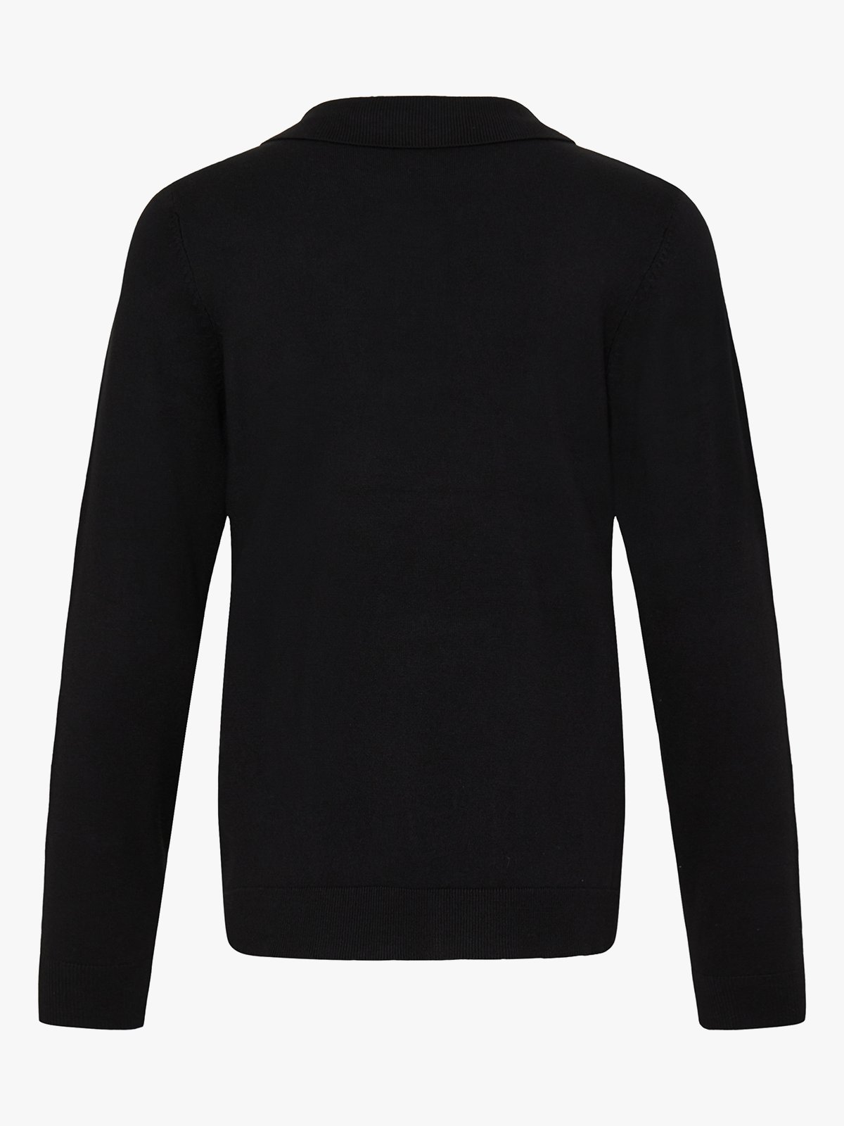 Ichi Mafa Polo Long Sleeve Black
