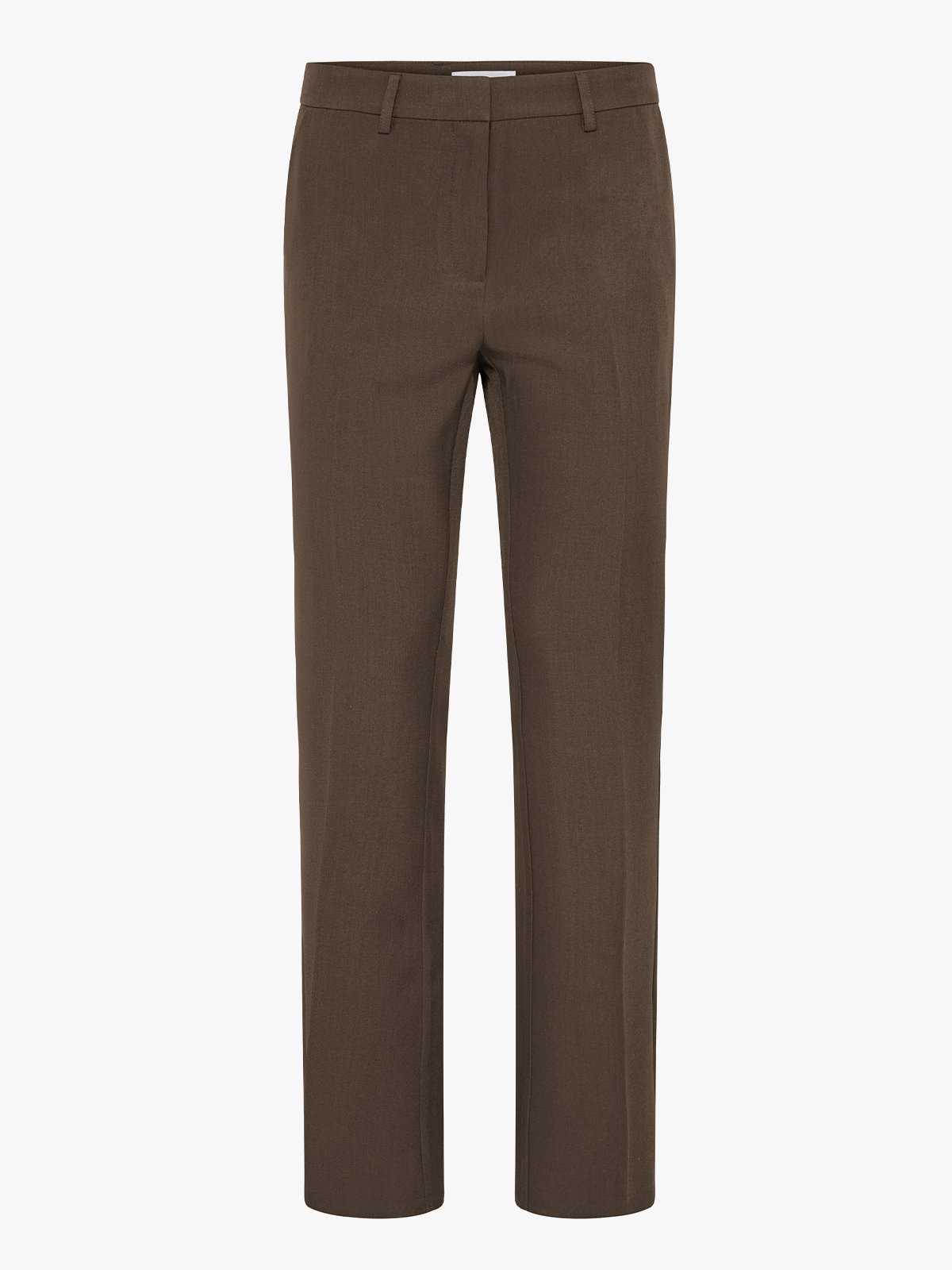Ichi Fava Flared Pants Slate Black Melange