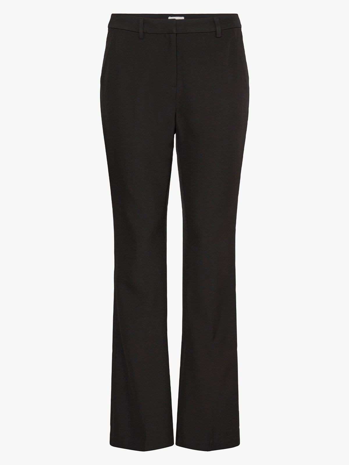 Ichi Fava Flared Pants Black