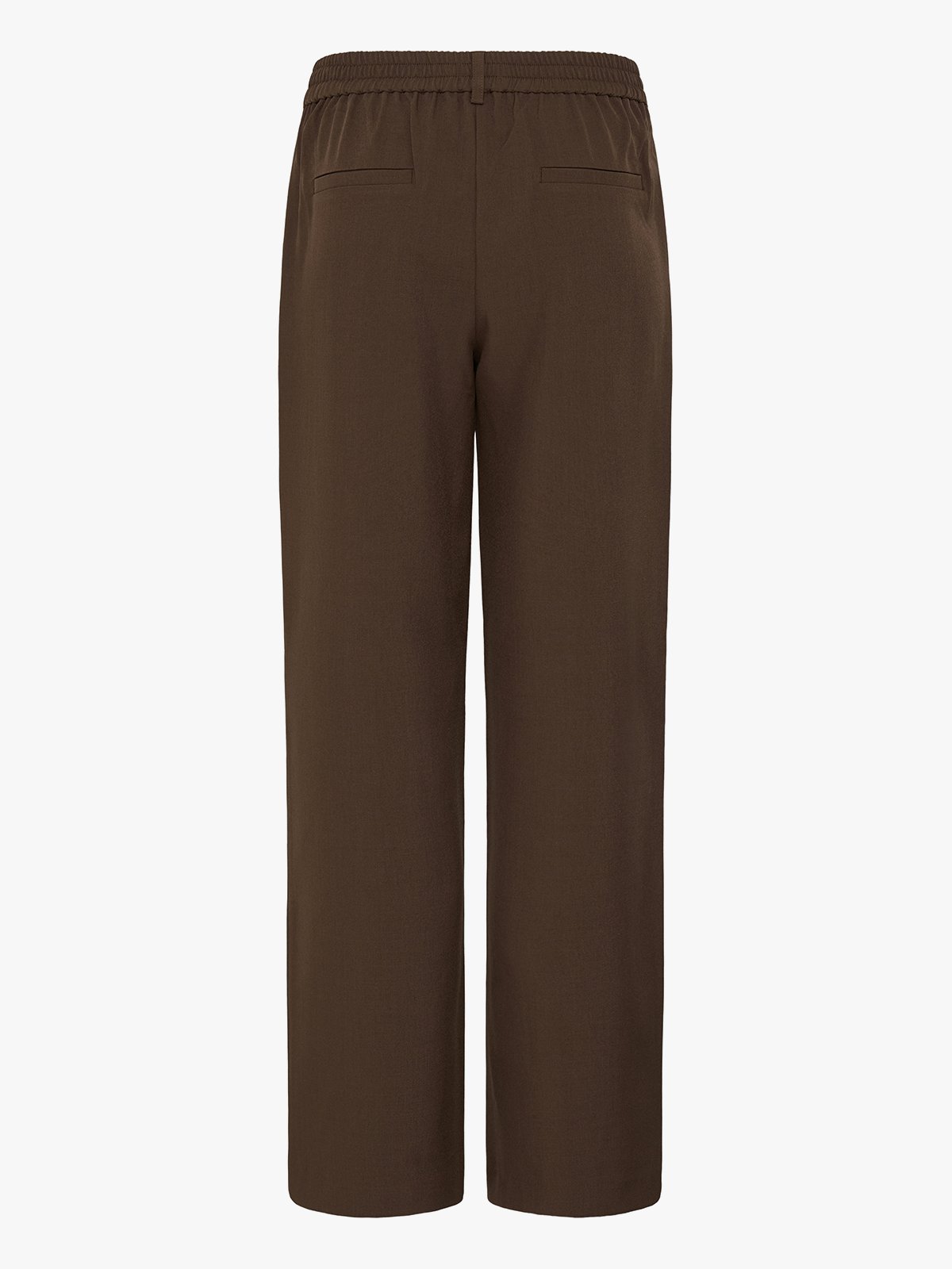 Ichi Fava Wide Pants Slate Black Melange