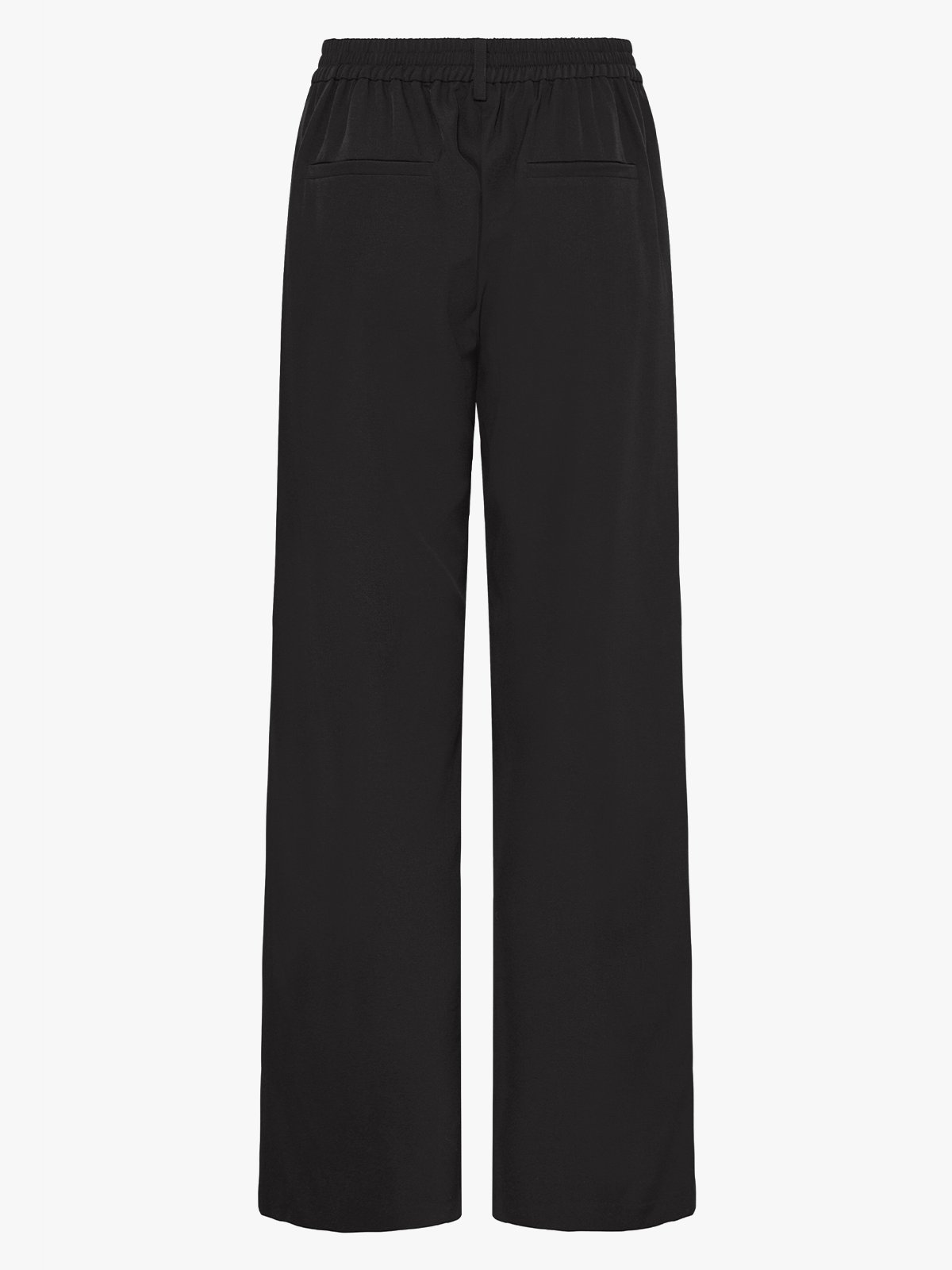 Ichi Fava Wide Pants Black