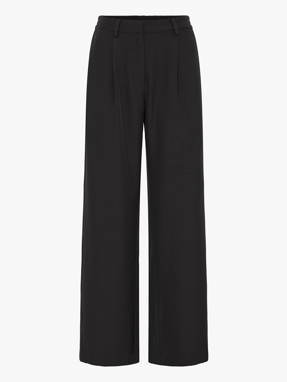 Ichi Fava Wide Pants Black