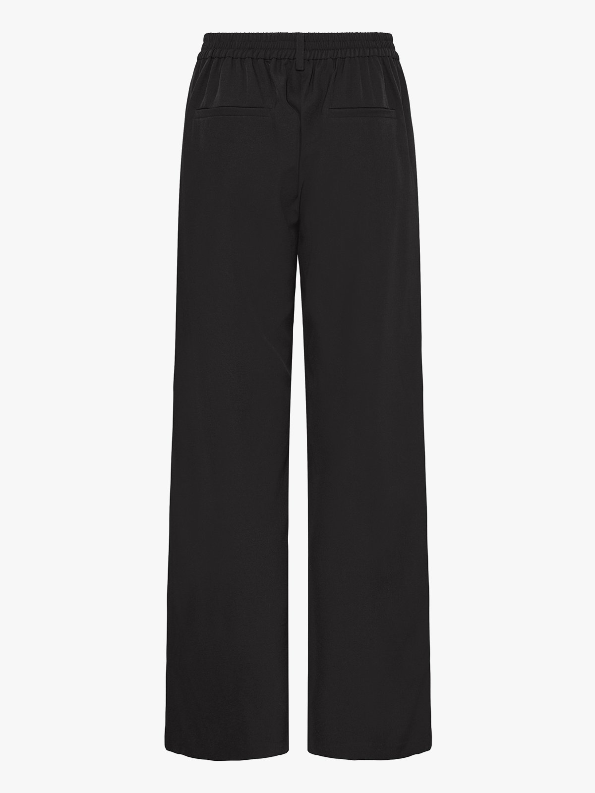 Ichi Fava Wide Pants Black
