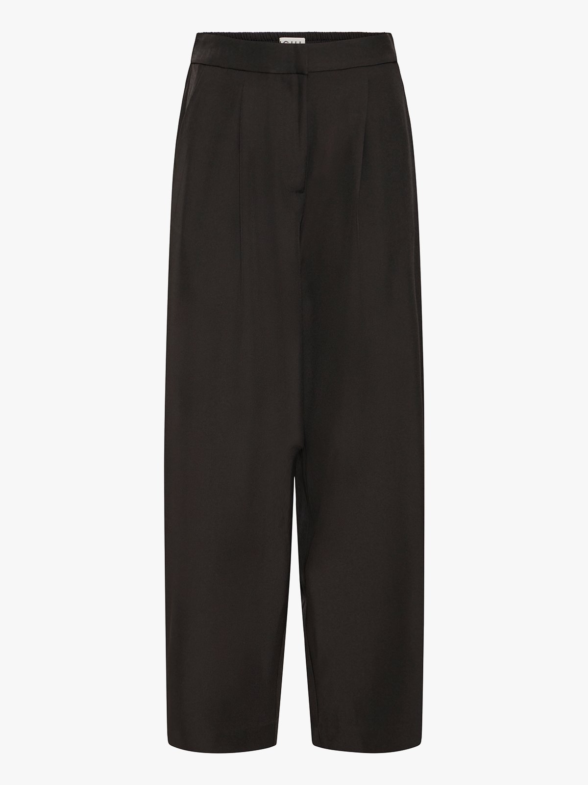 Ichi Fava Barrel Pants Black