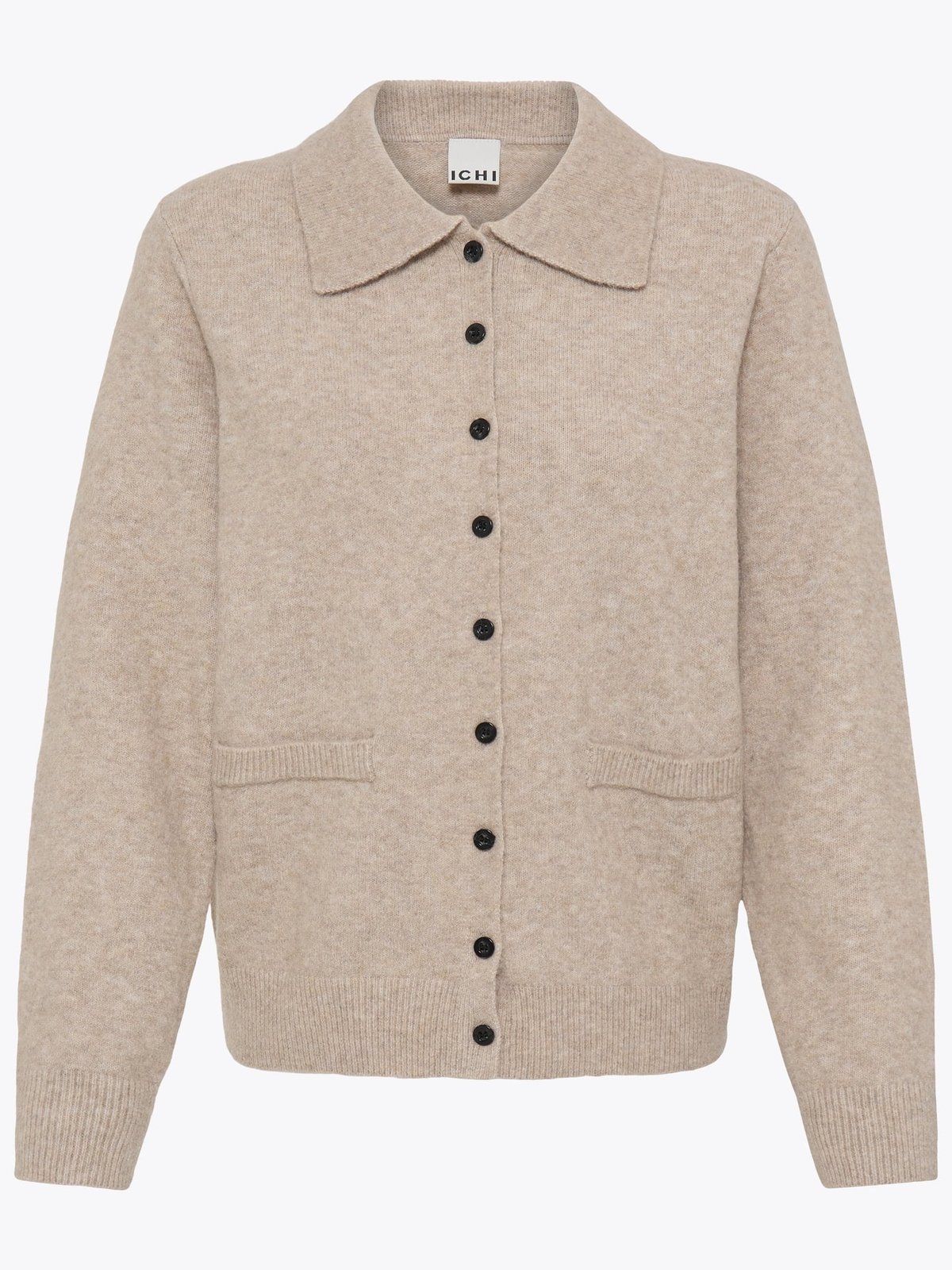 Ichi Dasila Cardigan Oatmel Melange