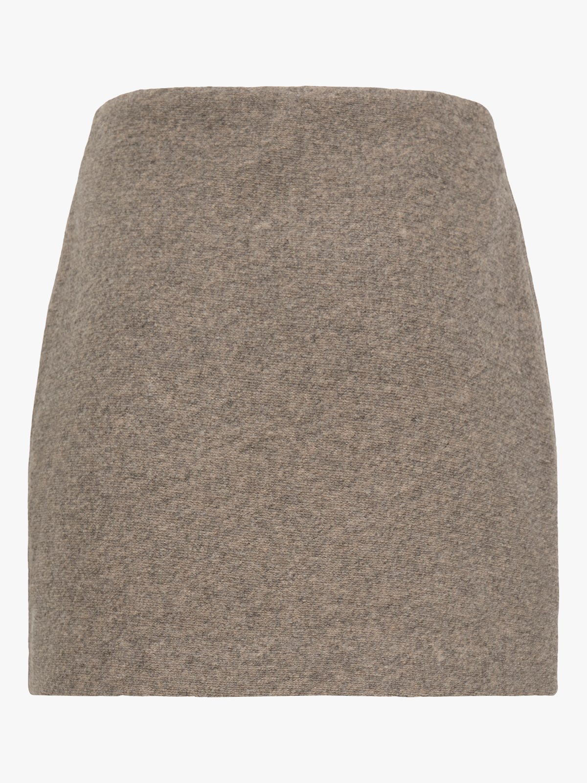 Ichi Wolca Skirt Greige Melange