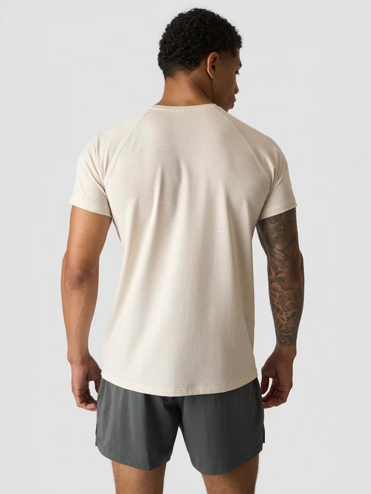 ICIW Training Mesh T-Shirt Beige